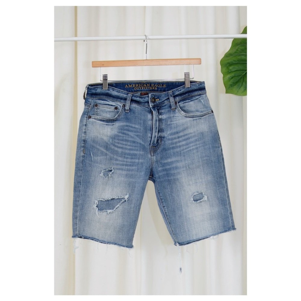 American Eagle Core Flex Distressed Shorts